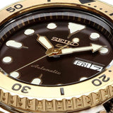 Buy Shop Seiko 5 Sports Automatic Brown Dial Two Tone Steel Strap Watch For Men - SRPK24 USA Online