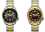 Buy Shop Seiko 5 Sports Automatic Brown Dial Two Tone Steel Strap Watch For Men - SRPK24 USA Online