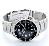 Buy Shop Seiko 5 Sports Automatic Day Date Black Dial Silver Steel Strap Watch for Men - SRPD55K1 USA Online