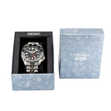 Buy Shop Seiko 5 Sports Automatic GMT Black Dial Silver Steel Strap Watch For Men - SSK001K1 USA Online