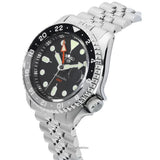 Buy Shop Seiko 5 Sports Automatic GMT Black Dial Silver Steel Strap Watch For Men - SSK001K1 USA Online