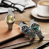 Buy Shop Seiko 5 Sports Automatic Gold Dial Silver Steel Strap Watch for Men - SRPL59K1 USA Online