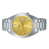 Buy Shop Seiko 5 Sports Automatic Gold Dial Silver Steel Strap Watch for Men - SRPL59K1 USA Online