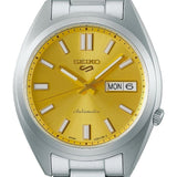 Buy Shop Seiko 5 Sports Automatic Gold Dial Silver Steel Strap Watch for Men - SRPL59K1 USA Online