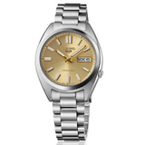 Buy Shop Seiko 5 Sports Automatic Gold Dial Silver Steel Strap Watch for Men - SRPL59K1 USA Online