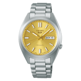Buy Shop Seiko 5 Sports Automatic Gold Dial Silver Steel Strap Watch for Men - SRPL59K1 USA Online