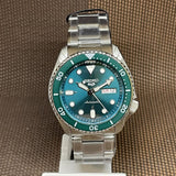 Buy Shop Seiko 5 Sports Automatic Green Dial Silver Steel Strap Watch For Men - SRPD61K1 USA Online