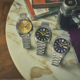 Buy Shop Seiko 5 Sports Automatic Green Dial Silver Steel Strap Watch for Men - SRPL57K1 USA Online