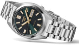 Buy Shop Seiko 5 Sports Automatic Green Dial Silver Steel Strap Watch for Men - SRPL57K1 USA Online