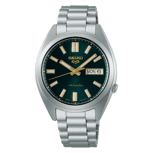Buy Shop Seiko 5 Sports Automatic Green Dial Silver Steel Strap Watch for Men - SRPL57K1 USA Online