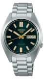 Buy Shop Seiko 5 Sports Automatic Green Dial Silver Steel Strap Watch for Men - SRPL57K1 USA Online