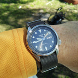 Buy Shop Seiko 5 Sports Automatic Grey Dial Grey Nylon Strap Watch for Men - SRPE61K1 USA Online