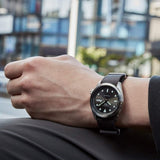 Buy Shop Seiko 5 Sports Automatic Grey Dial Grey Nylon Strap Watch for Men - SRPE61K1 USA Online