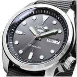 Buy Shop Seiko 5 Sports Automatic Grey Dial Grey Nylon Strap Watch for Men - SRPE61K1 USA Online