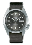 Buy Shop Seiko 5 Sports Automatic Grey Dial Grey Nylon Strap Watch for Men - SRPE61K1 USA Online