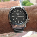 Buy Shop Seiko 5 Sports Automatic Grey Dial Silver Steel Strap Watch for Men - SRPE51K1 USA Online
