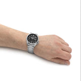Buy Shop Seiko 5 Sports Automatic Grey Dial Silver Steel Strap Watch for Men - SRPE51K1 USA Online