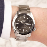 Buy Shop Seiko 5 Sports Automatic Grey Dial Silver Steel Strap Watch for Men - SRPE51K1 USA Online