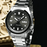 Buy Shop Seiko 5 Sports Automatic Grey Dial Silver Steel Strap Watch for Men - SRPE51K1 USA Online