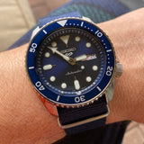 Buy Shop Seiko 5 Sports Automatic SKX Blue Dial Blue NATO Strap Watch For Men - SRPD51K2 USA Online