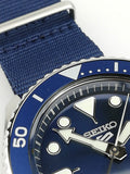 Buy Shop Seiko 5 Sports Automatic SKX Blue Dial Blue NATO Strap Watch For Men - SRPD51K2 USA Online