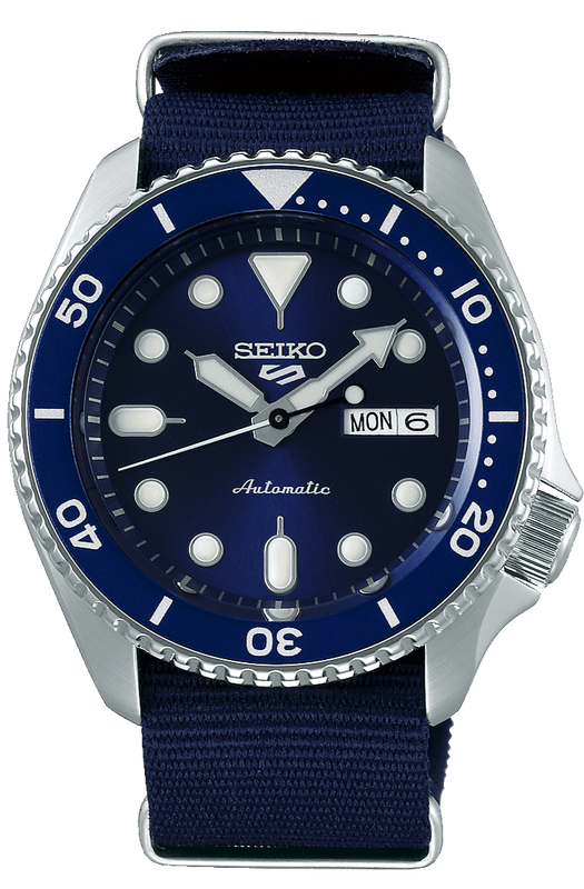Buy Shop Seiko 5 Sports Automatic SKX Blue Dial Blue NATO Strap Watch For Men - SRPD51K2 USA Online