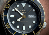 Buy Shop Seiko 5 Sports Automatic Special Creation Black Dial Two Tone Steel Strap Watch For Men - SRPK22 USA Online