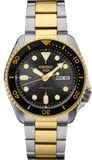 Buy Shop Seiko 5 Sports Automatic Special Creation Black Dial Two Tone Steel Strap Watch For Men - SRPK22 USA Online