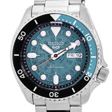 Buy Shop Seiko 5 Sports SKX Skeleton Green Dial Silver Steel Strap Watch For Men - SRPJ45K1 USA Online