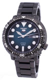 Buy Shop Seiko 5 Sports Automatic Turquoise Dial Grey Steel Strap Watch for Men - SRPC65J1 USA Online