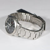 Buy Shop Seiko 5 Sports Flieger Automatic Black Dial Silver Steel Strap Watch for Men - SRPH27K1 USA Online