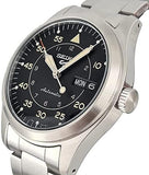 Buy Shop Seiko 5 Sports Flieger Automatic Black Dial Silver Steel Strap Watch for Men - SRPH27K1 USA Online