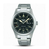 Buy Shop Seiko 5 Sports Flieger Automatic Black Dial Silver Steel Strap Watch for Men - SRPH27K1 USA Online