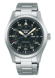 Buy Shop Seiko 5 Sports Flieger Automatic Black Dial Silver Steel Strap Watch for Men - SRPH27K1 USA Online