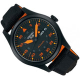 Buy Shop Seiko 5 Sports Flieger Pilot Automatic Black Dial Black Nylon Strap Watch for Men - SRPH33K1 USA Online