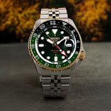 Buy Shop Seiko 5 Sports Forest Green Sunrise Limited Edition Green Dial Silver Steel Strap Watch for Men - SSK050K1 USA Online