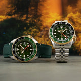 Buy Shop Seiko 5 Sports Forest Green Sunrise Limited Edition Green Dial Silver Steel Strap Watch for Men - SSK050K1 USA Online