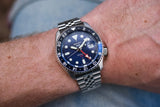 Buy Shop Seiko 5 Sports GMT SKX Automatic Blueberry Dial Silver Steel Strap Watch For Men - SSK003K1 USA Online