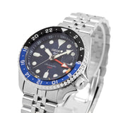 Buy Shop Seiko 5 Sports GMT SKX Automatic Blueberry Dial Silver Steel Strap Watch For Men - SSK003K1 USA Online