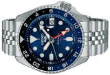 Buy Shop Seiko 5 Sports GMT SKX Automatic Blueberry Dial Silver Steel Strap Watch For Men - SSK003K1 USA Online