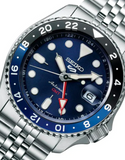 Buy Shop Seiko 5 Sports GMT SKX Automatic Blueberry Dial Silver Steel Strap Watch For Men - SSK003K1 USA Online