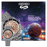 Buy Shop Seiko 5 Sports GMT Thong Sia Limited Edition Brown Dial Silver Steel Strap Watch for Men - SSK043K1 USA Online