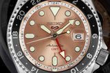 Buy Shop Seiko 5 Sports GMT Thong Sia Limited Edition Brown Dial Silver Steel Strap Watch for Men - SSK043K1 USA Online