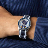 Buy Shop Seiko 5 Sports Honda Super Cub Limited Edition Blue Dial Two Tone NATO Strap Watch For Men - SRPK37K1 USA Online