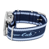 Buy Shop Seiko 5 Sports Honda Super Cub Limited Edition Blue Dial Two Tone NATO Strap Watch For Men - SRPK37K1 USA Online