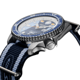 Buy Shop Seiko 5 Sports Honda Super Cub Limited Edition Blue Dial Two Tone NATO Strap Watch For Men - SRPK37K1 USA Online