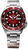 Buy Shop Seiko 5 Sports Mechanical Limited Edition Red Dial Silver Steel Strap Watch For Men - SRPK63K1 USA Online