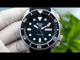 Buy Shop Seiko 5 Sports SKX Automatic Black Dial Black Leather Strap Watch for Men - SRPD55K2 USA Online