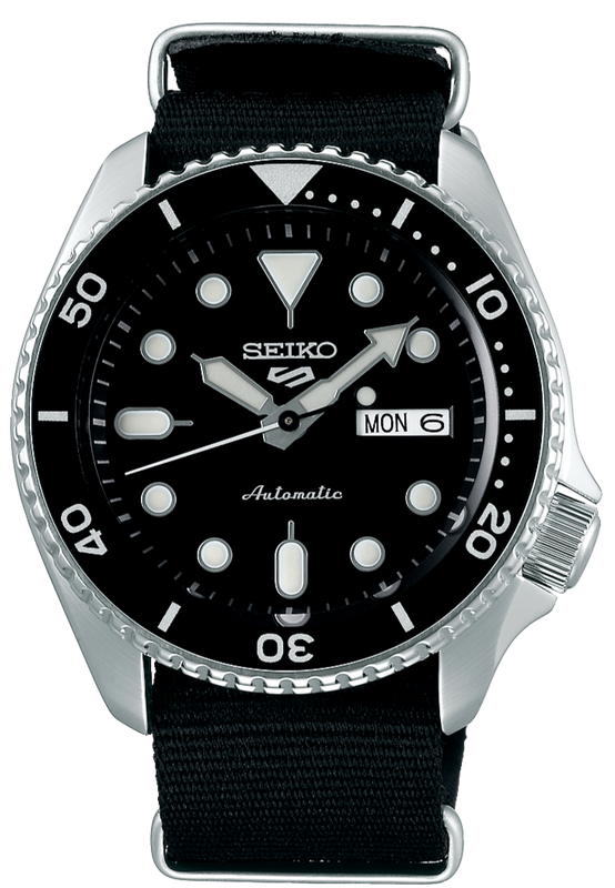 Buy Shop Seiko 5 Sports SKX Automatic Black Dial Black NATO Strap Watch For Men - SRPD55K3 USA Online