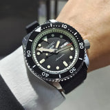 Buy Shop Seiko 5 Sports SKX Automatic Black Dial Black Silicone Strap Watch for Men - SRPD73K2 USA Online